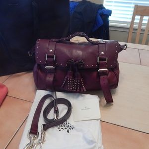 Mulberry Alexa Tassel crossbody in Oxblood